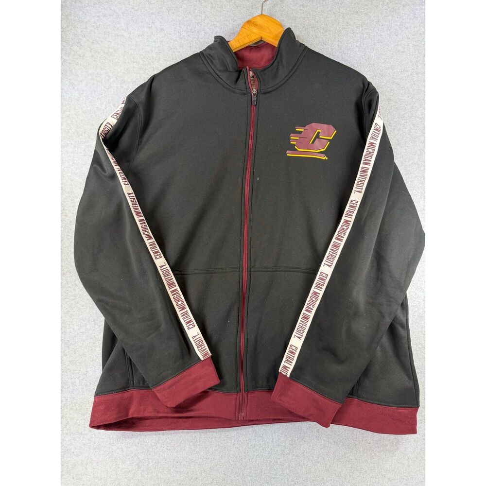 Russell Athletic Central Michigan Men’s 2XL Full Zip Track Jacket 3643